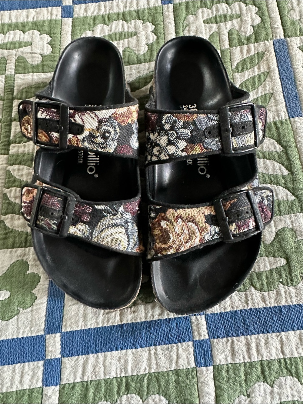 Birkenstock papillio tapestry platform 7
